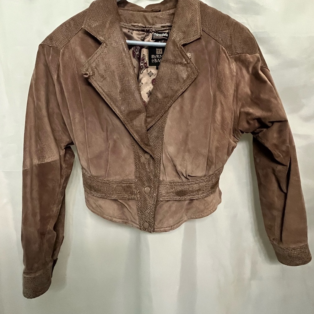 Byrnes & Baker Vintage Leather Suede Jacket